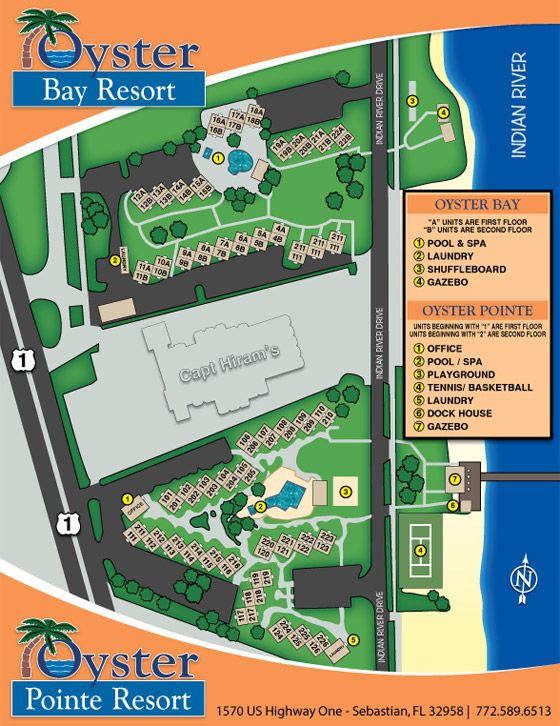 Oyster Pointe Resort, Sebastian, Florida, Condo Vacation Rentals